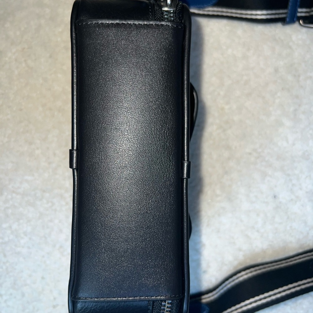 Coach Black Denim Crossbody Charter + Wallet - Picture 4 of 16